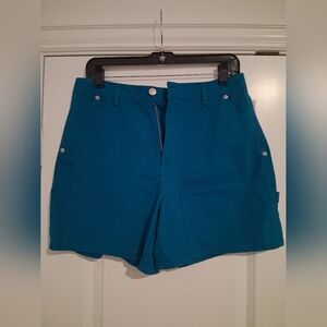 NWOT - Forever 21 Blue Turquoise/Teal Denim Jean Shorts